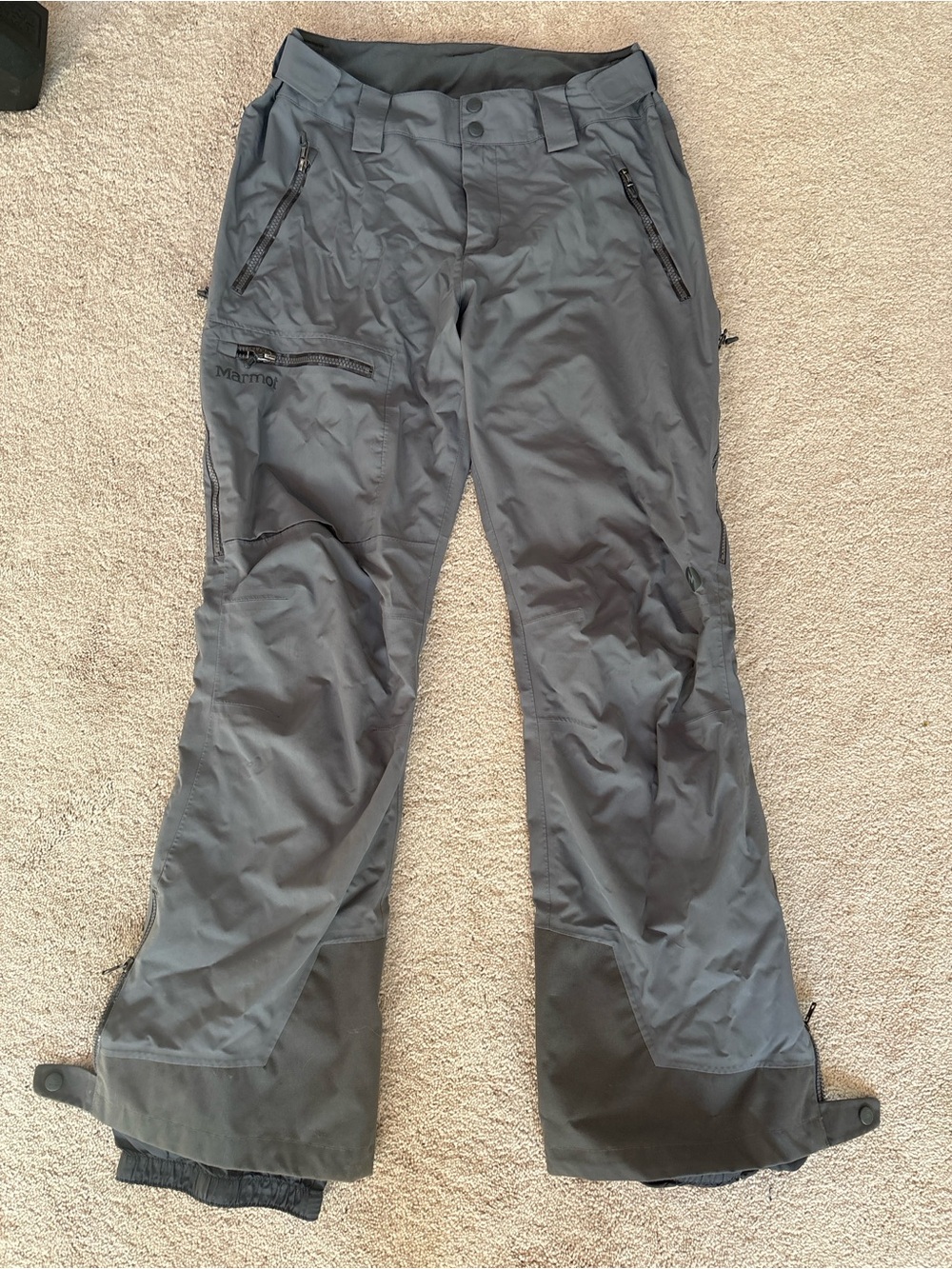 Marmot Men’s Ski Pants – Black – Size Large